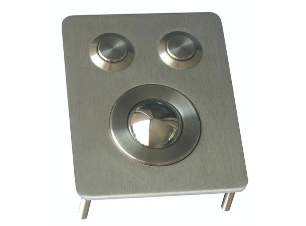 SBS25F2 trackball stainless steel 25mm ball, compact, combo PS/S2 &USB 